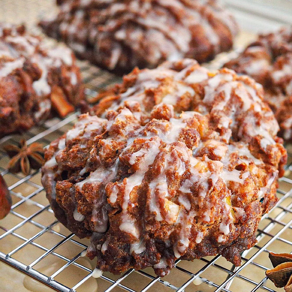 The Best Sourdough Apple Fritters - Simple is Gourmet