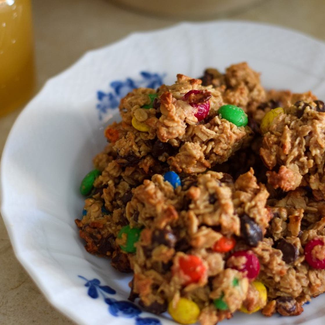 Naturally Sweetened Monster Cookies - Hilltop Farmhouse