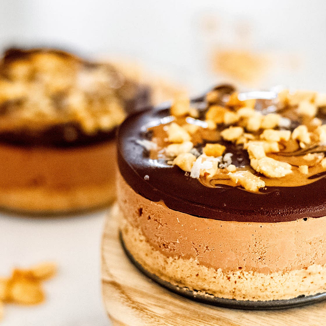 Vegan Protein Cookie Crumble Ice Cream Cake