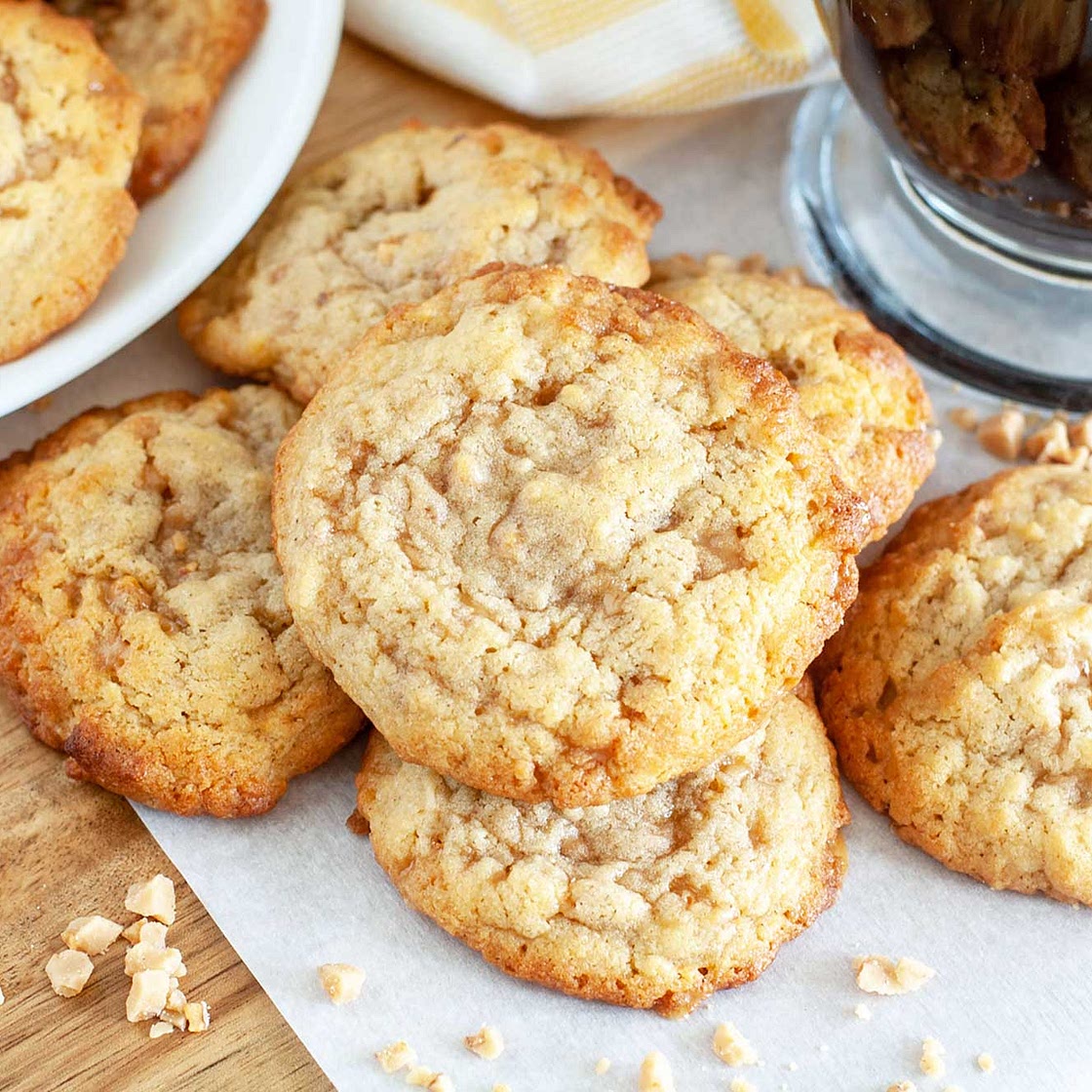 Coffee Toffee Cookies