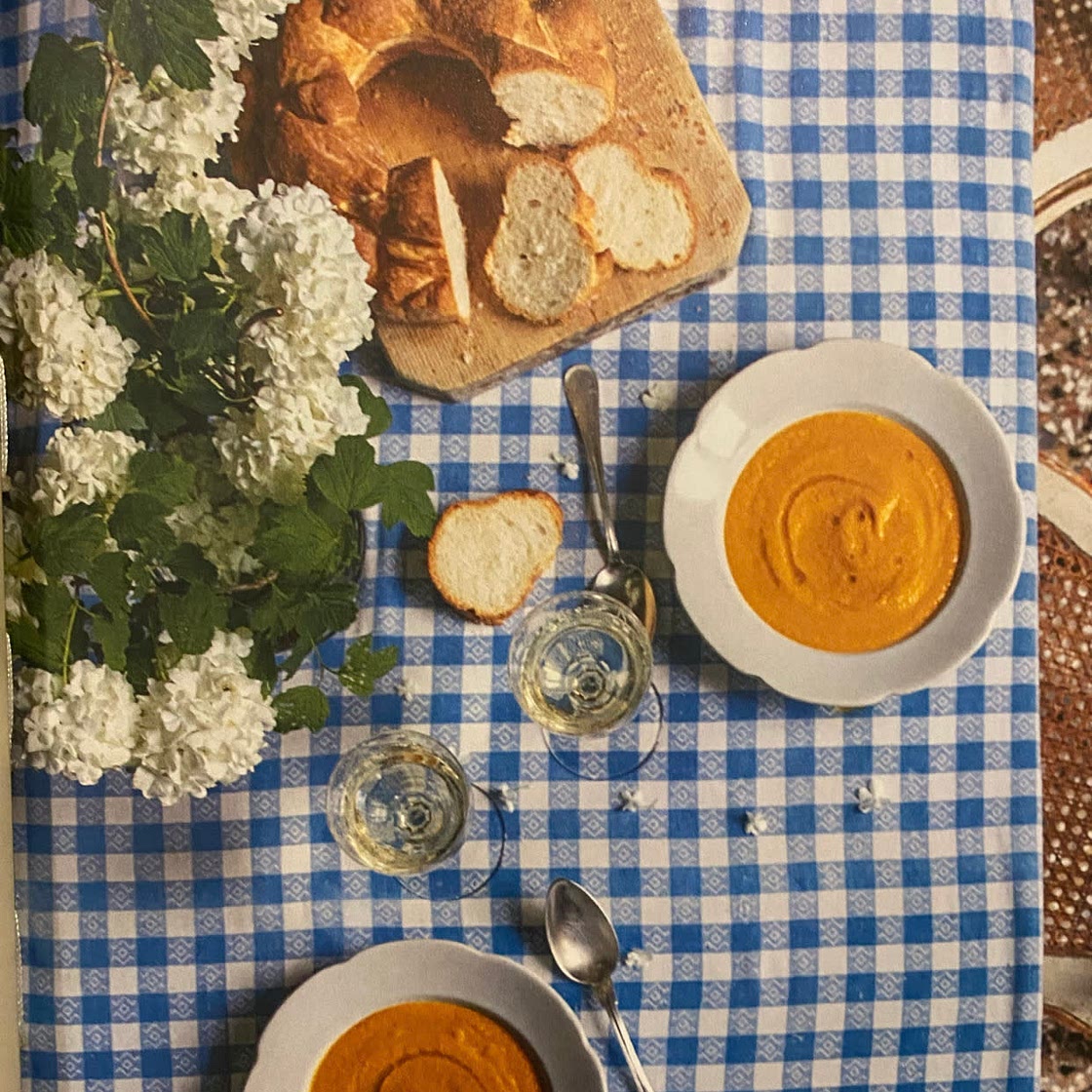 Carrot & cinnamon soup