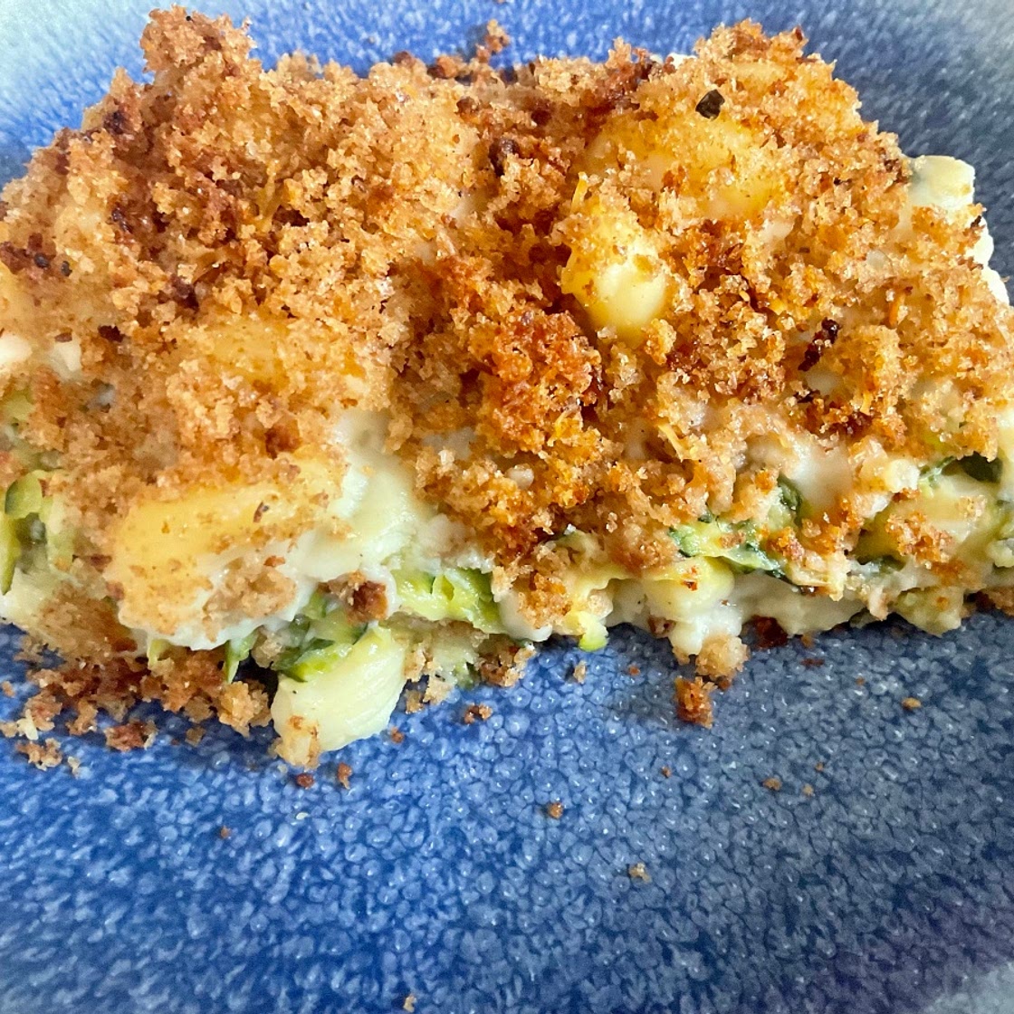 Skinny Baked Courgette Mac n Cheese