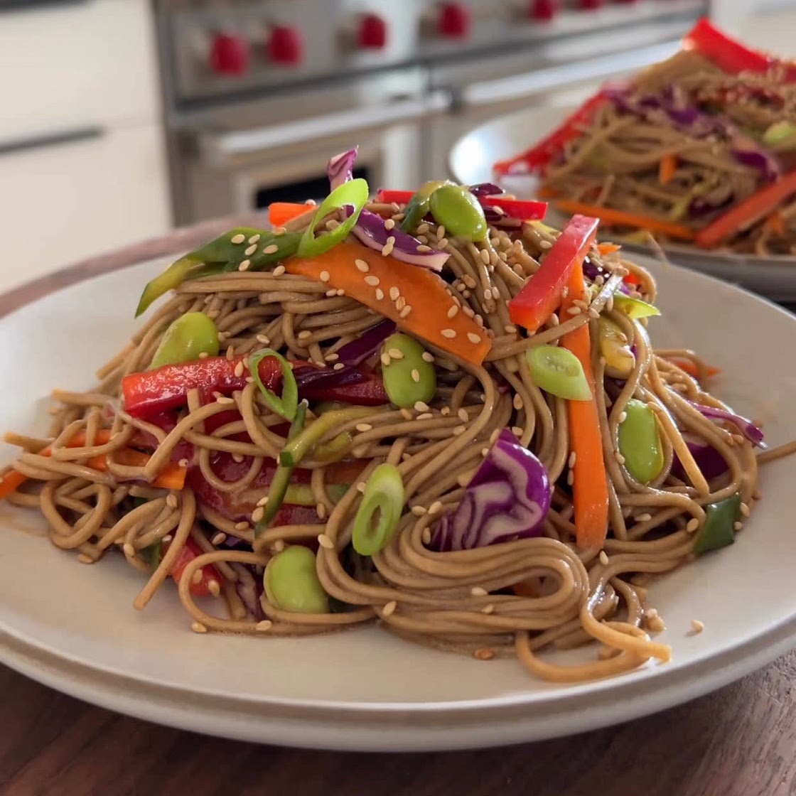 Rainbow Soba Salad