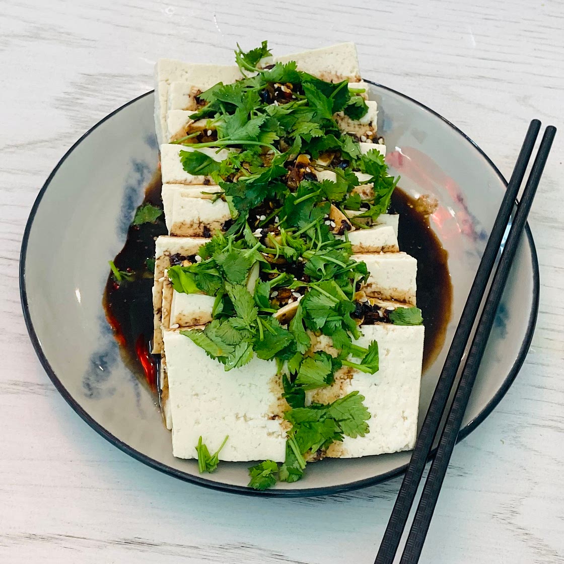 Chili Oil Garlic Tofu