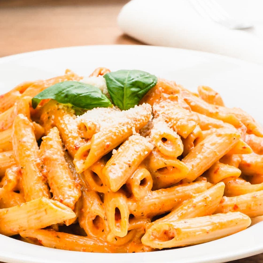 Creamy sun dried tomato sauce