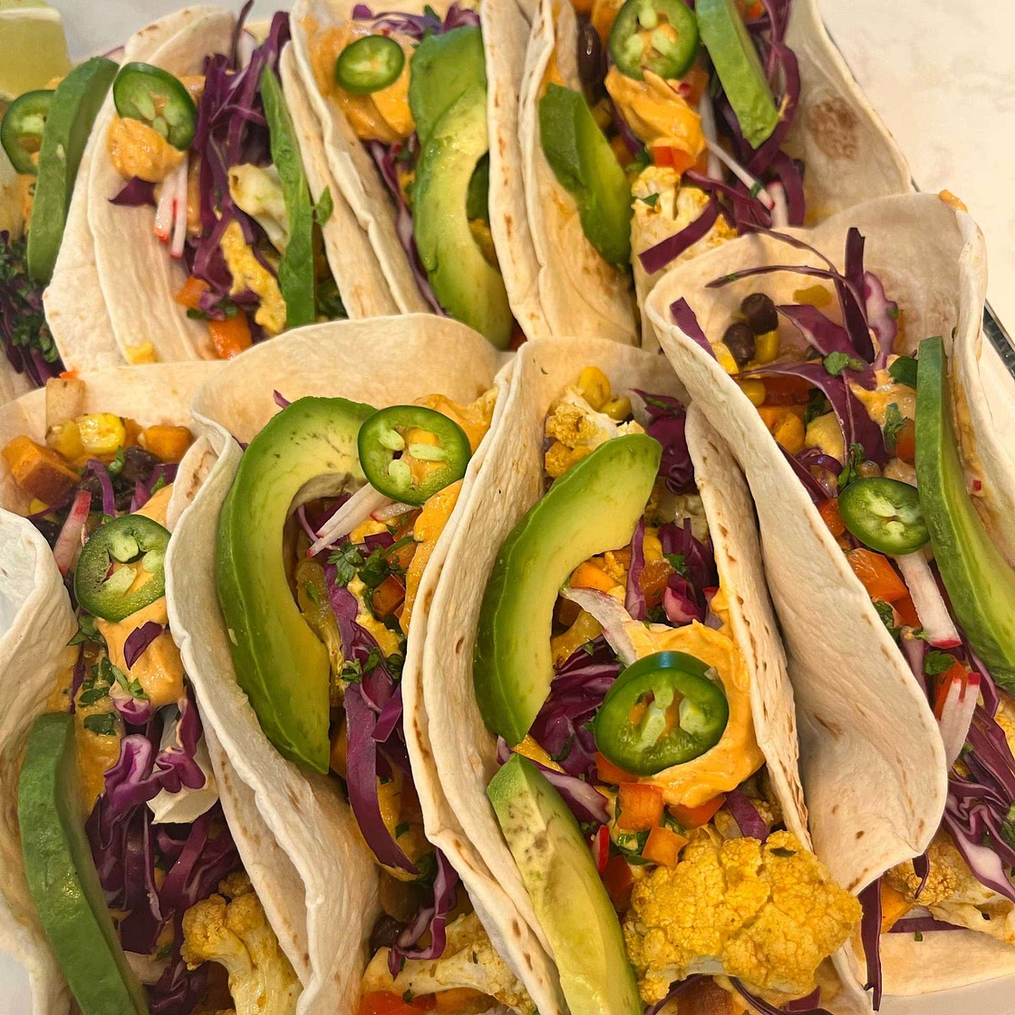 Sheet Pan Roasted Veggie Tacos