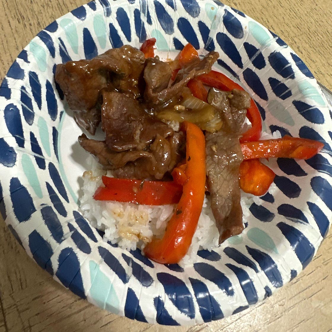 One Pan Pepper Steak