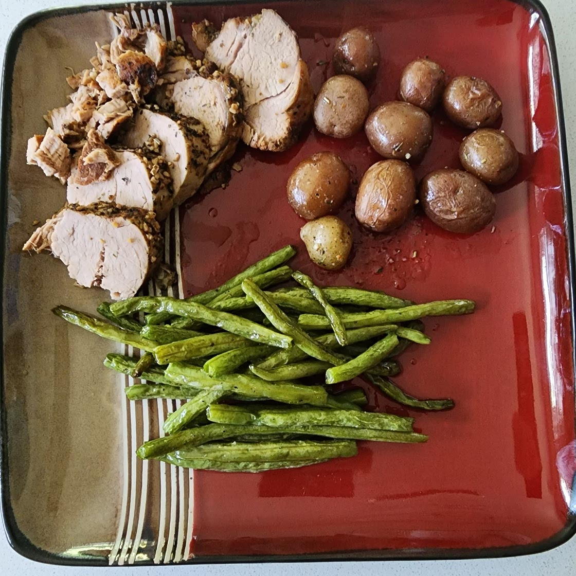 Crock Pot Garlic Balsamic Pork Loin