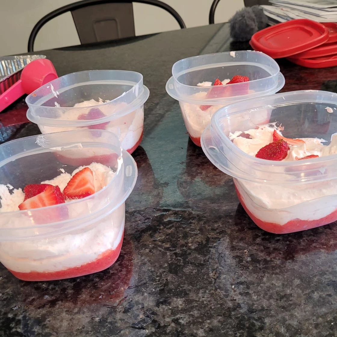 Easy Fresh Strawberry Mousse