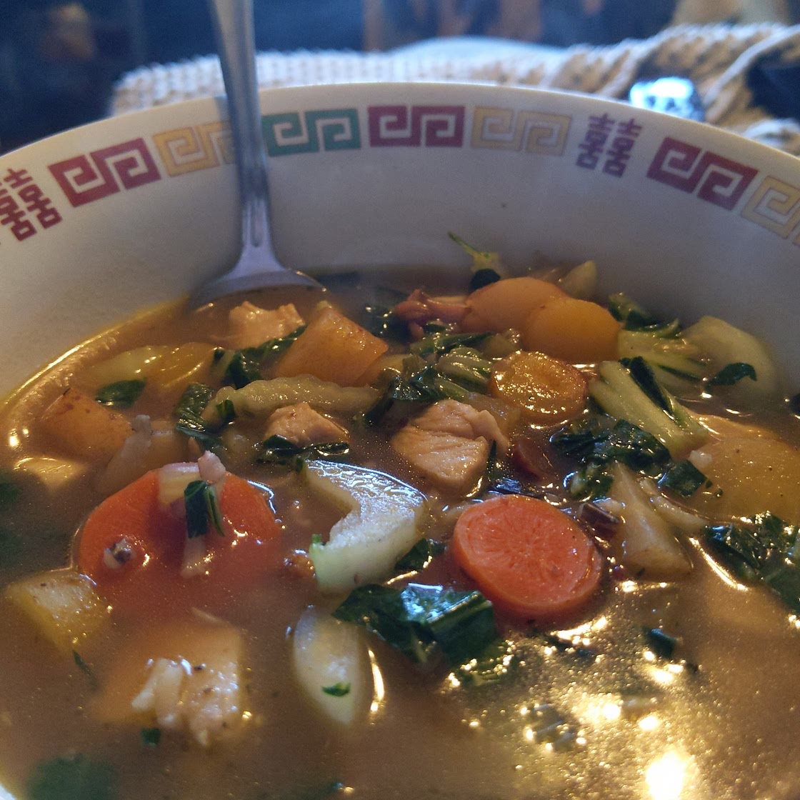 Asian Chicken and Rice Soup