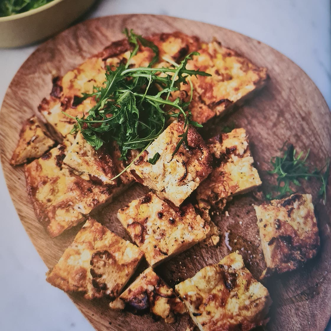 Cauliflower, Chorizo & Corn Frittata