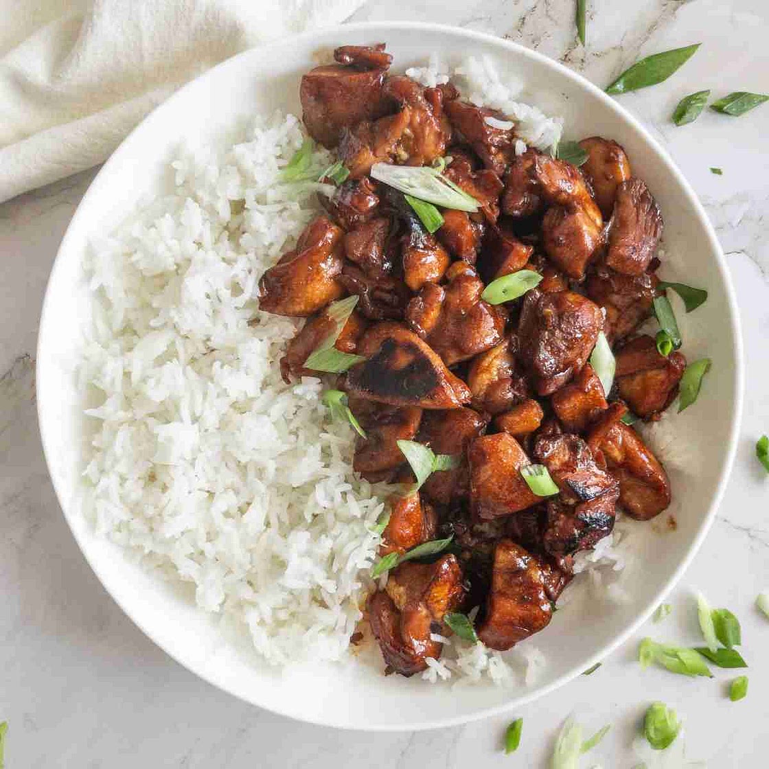 Bourbon Honey Chicken