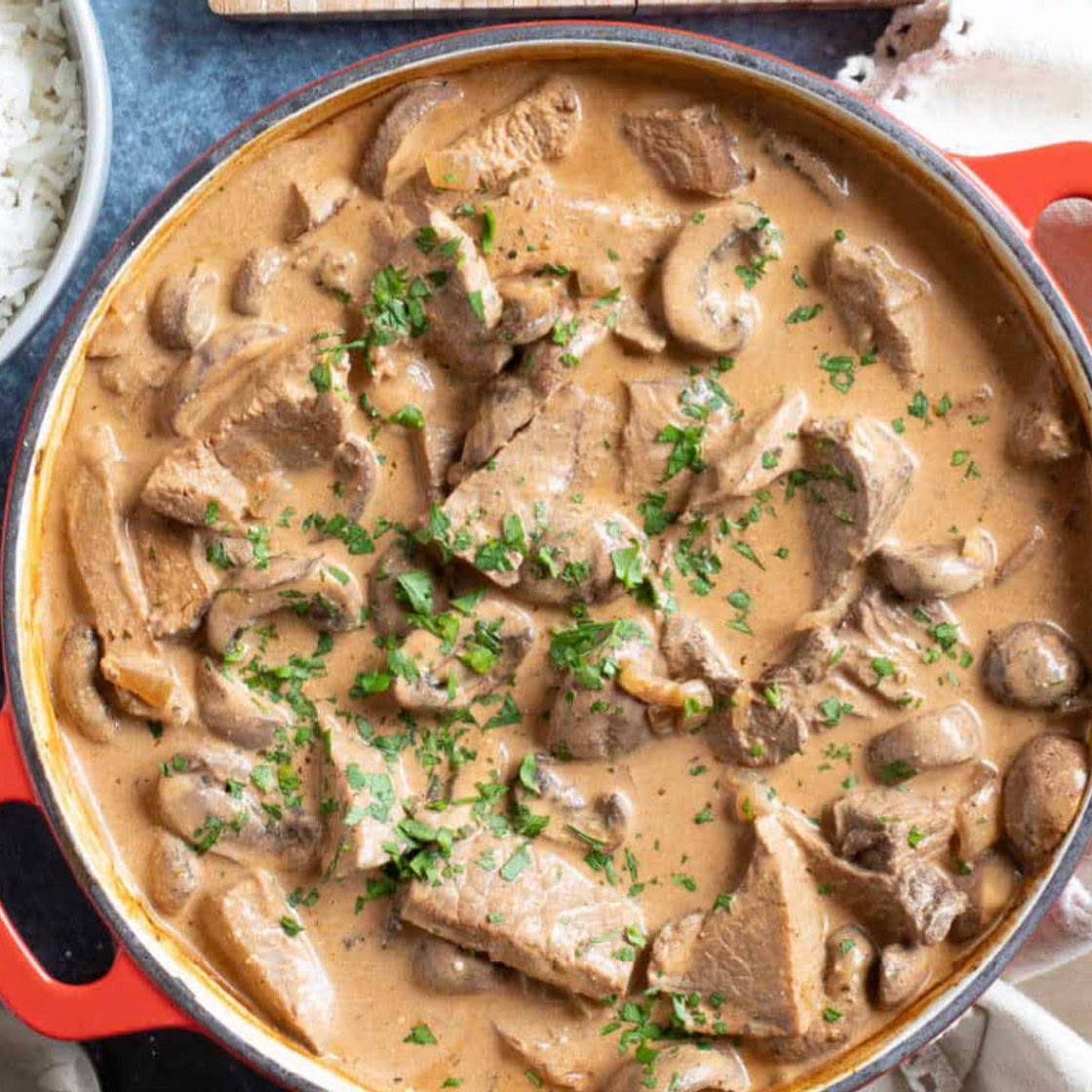 Beef Stroganoff