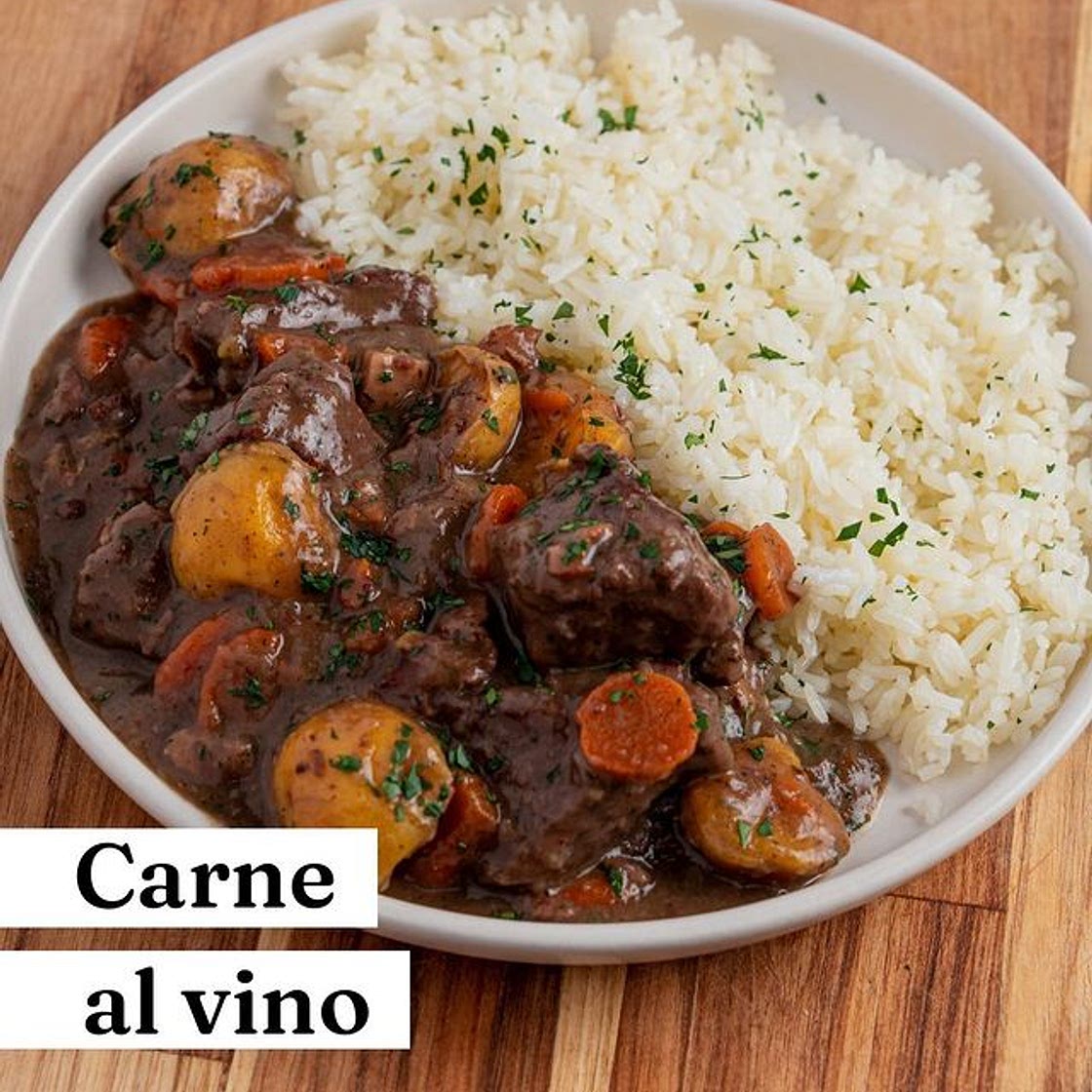 CARNE GUISADA AL VINO 🍷