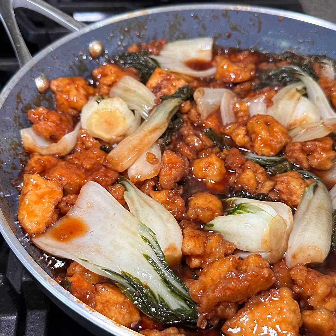 Bok choy + tofu