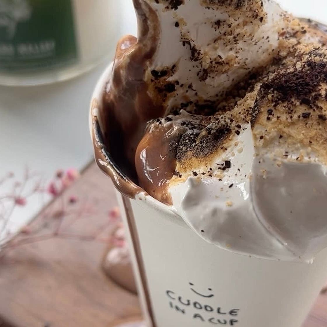 Hot Chocolate with Marshmallow Fluff
