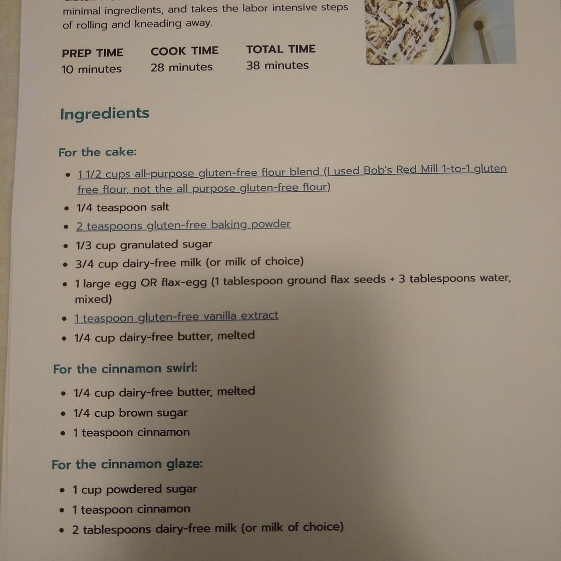 Cinnabon Cake