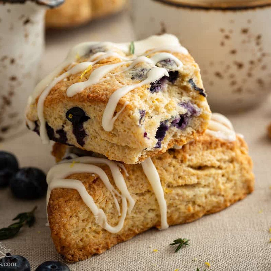 Lemon Blueberry Scones