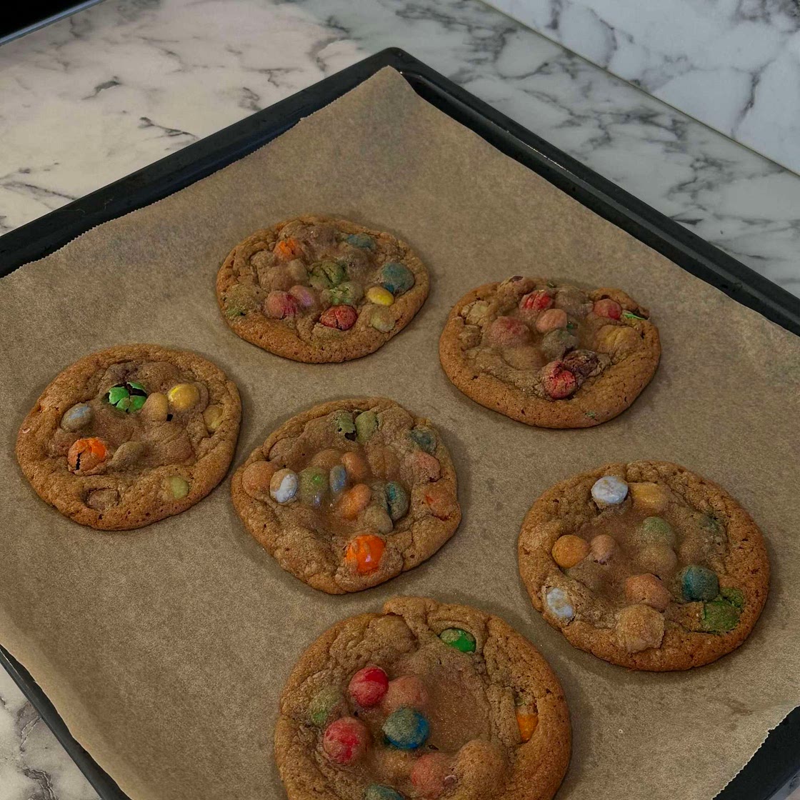 M&M cookies