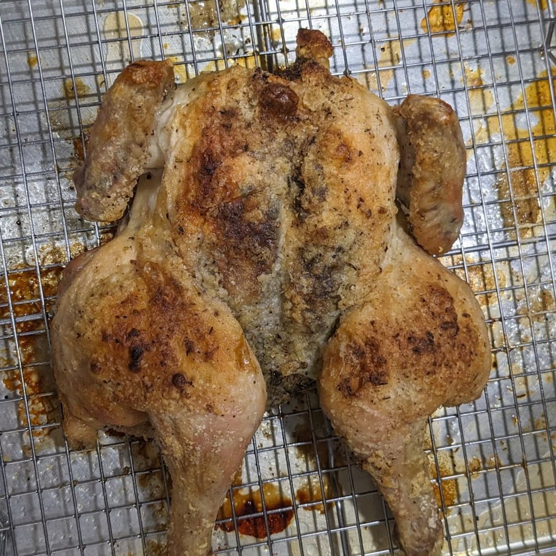 Spatchcocked (Butterflied) Roast Chicken Recipe