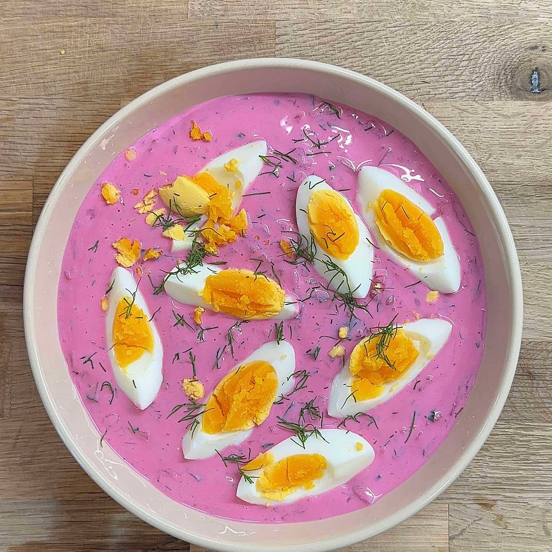 Saltibarščiai - Cold Beet Soup