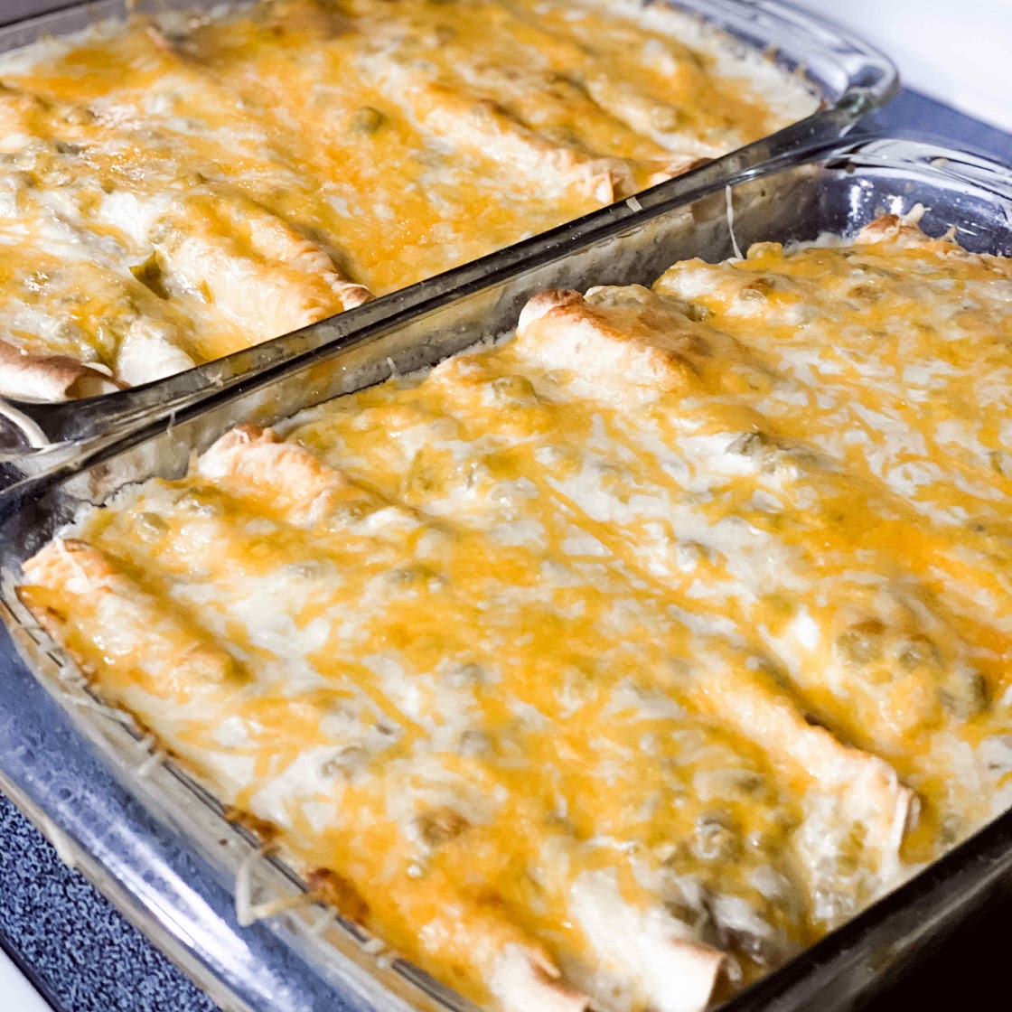 White Sauce Chicken Enchiladas