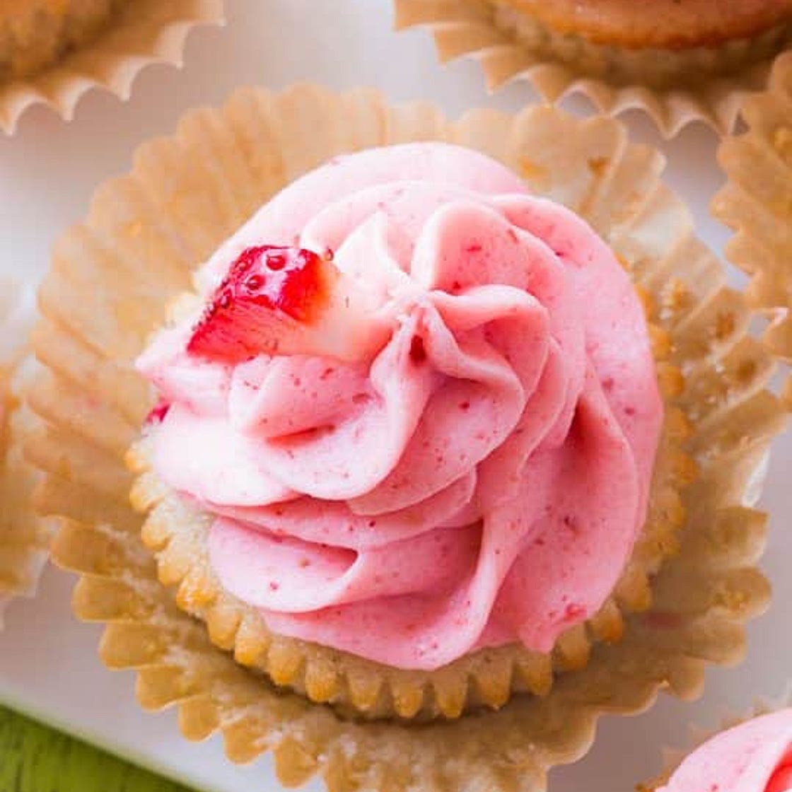 Strawberry Cupcakes by Sally McKenney