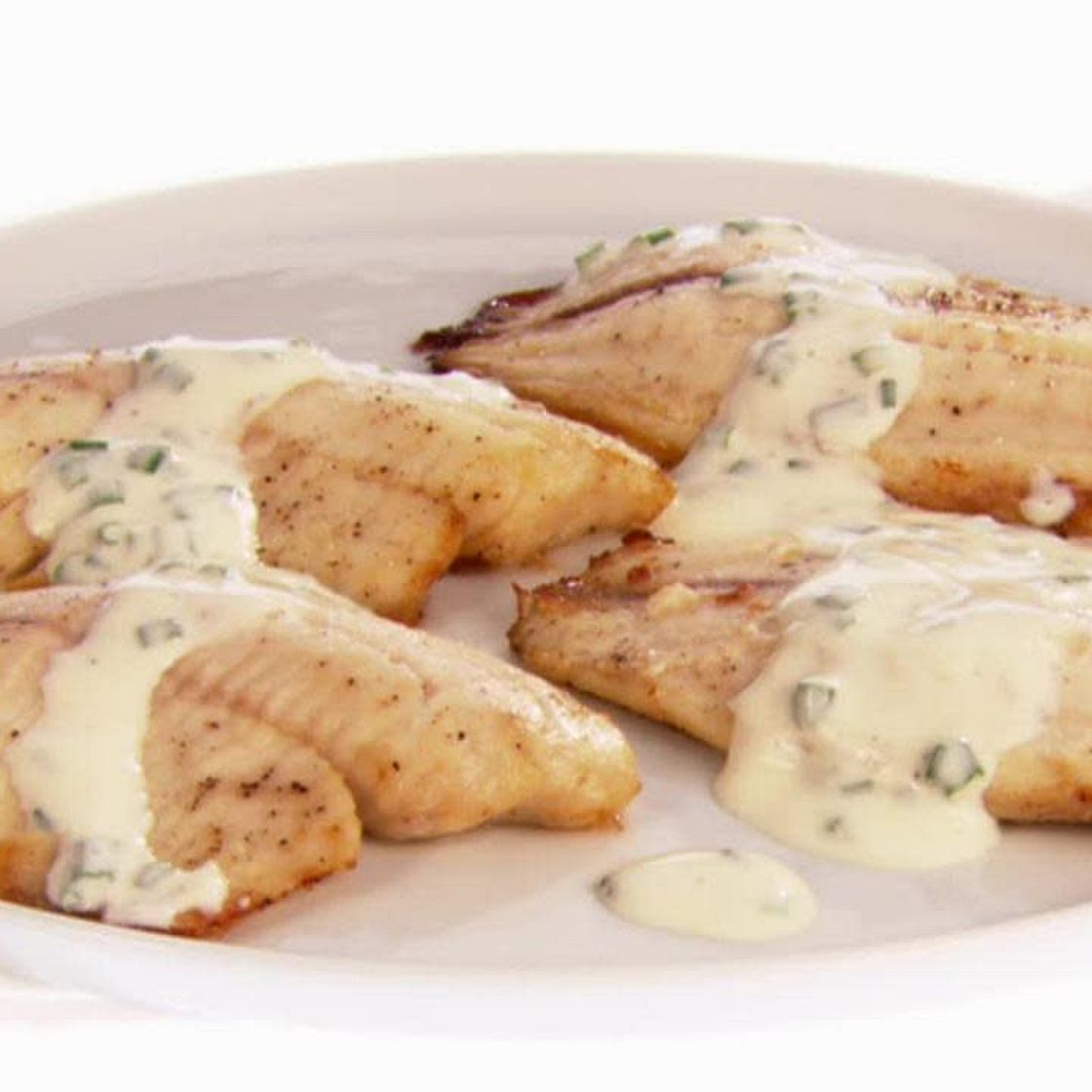 Tilapia Broiled with Mustard-Chive Sauce FAVORITE