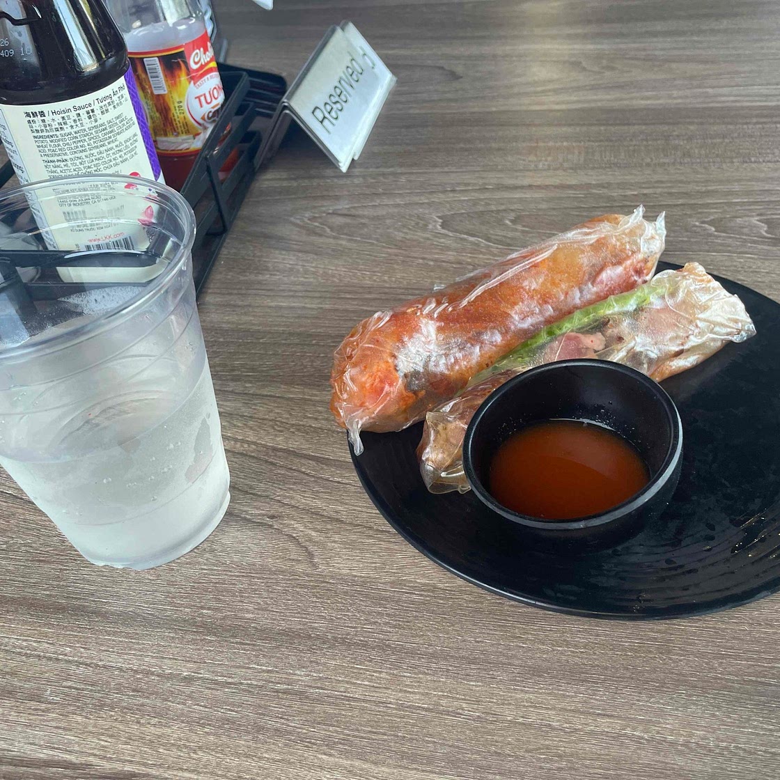 Tuna Kimchi Spring Rolls