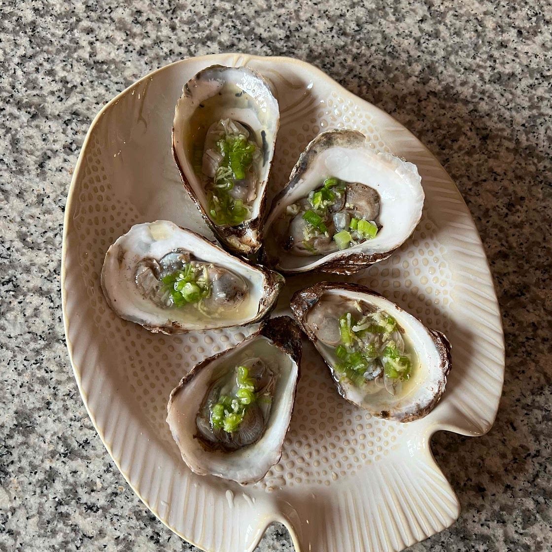 Ginger Scallion Sauce for Oysters