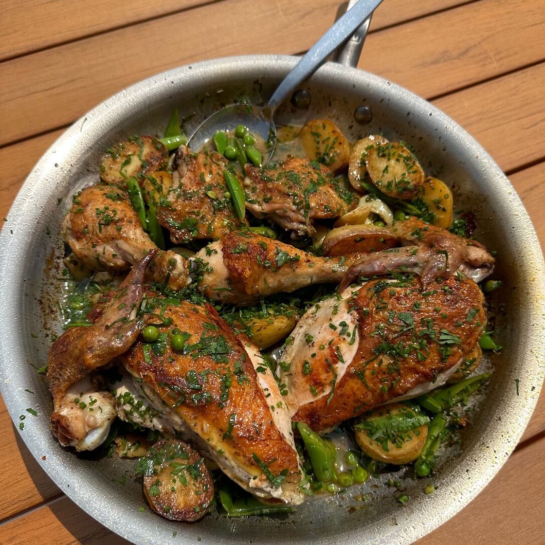 Chicken Vesuvio
