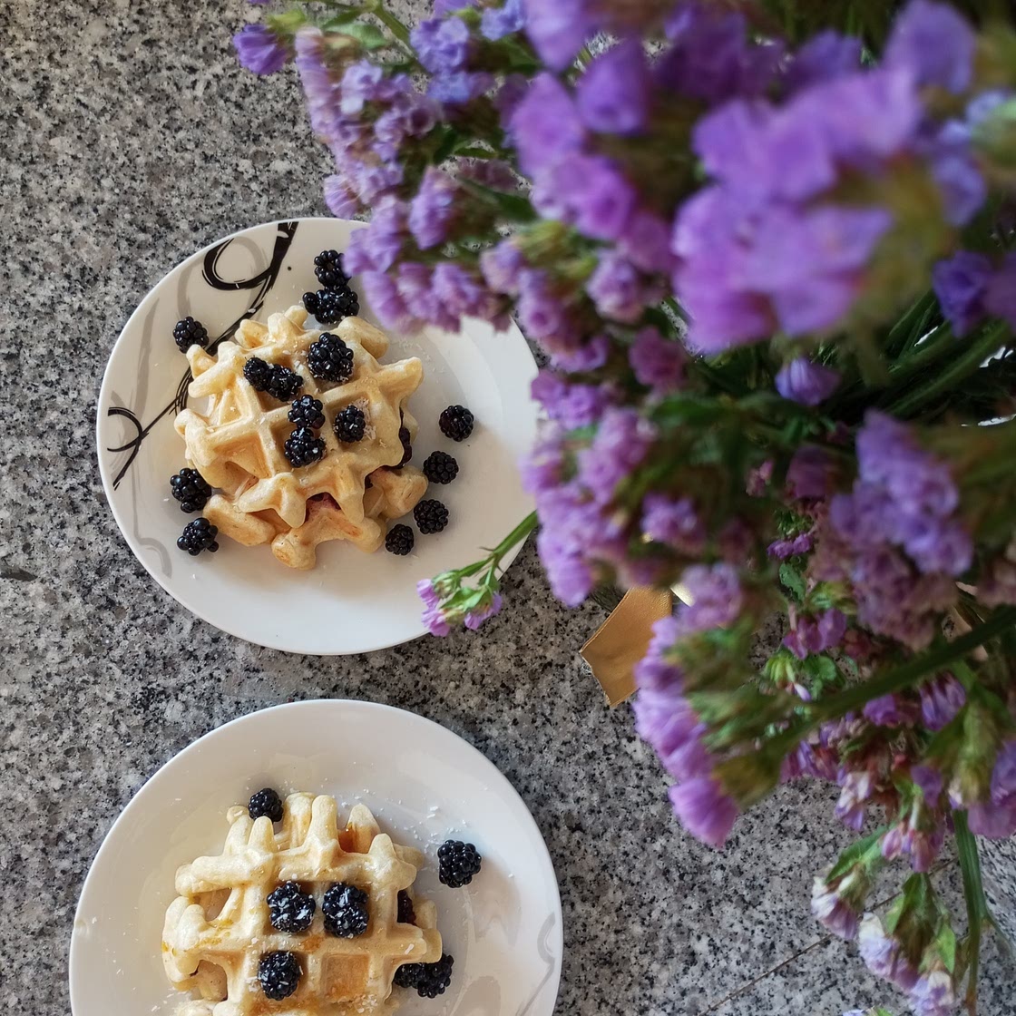 Waffle amora -blackberrie waffle 🧇