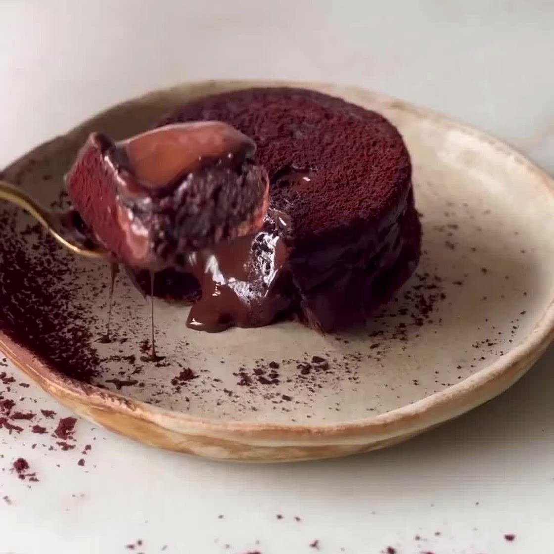 Chocolate lava cakes