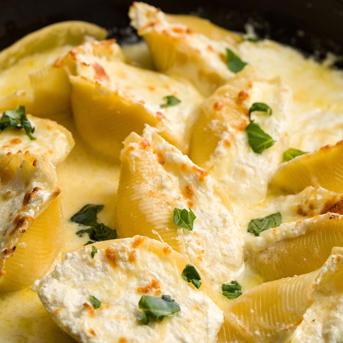 Four-Cheese Stuffed Shells