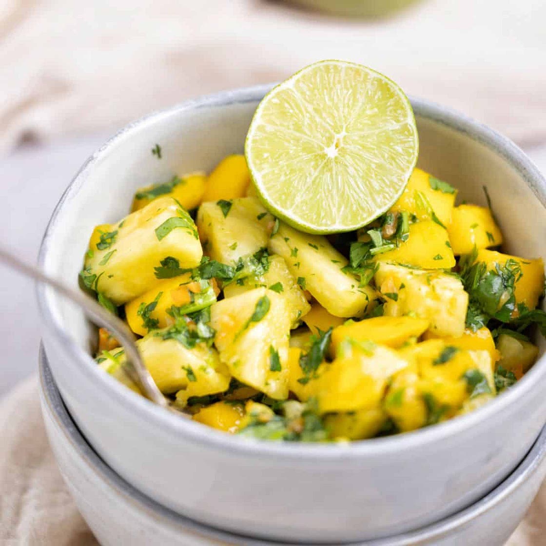 Mango Pineapple Habanero Salsa