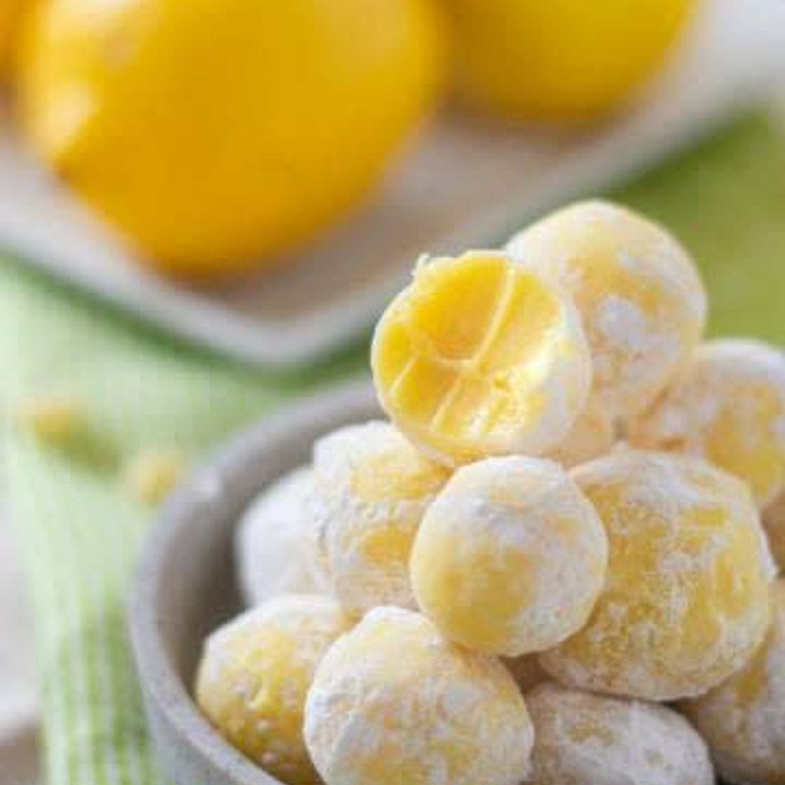 Lemon White Chocolate Truffles