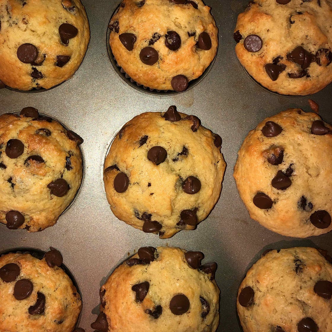 Bakery Style Chocolate Chip Muffins