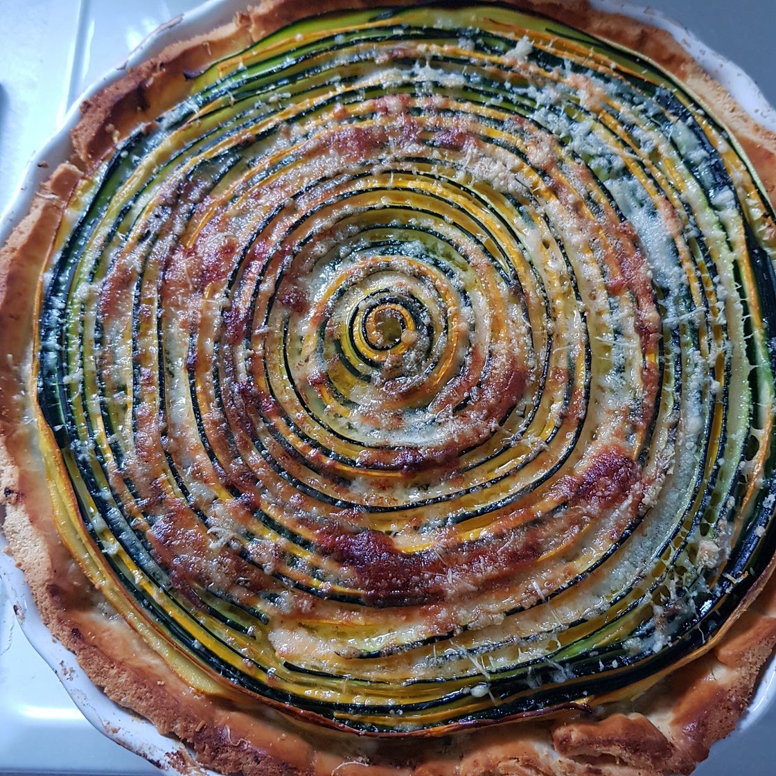 Courgette and Ricotta Tart