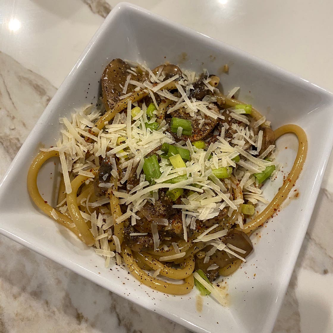 Miso-Mushroom Pasta