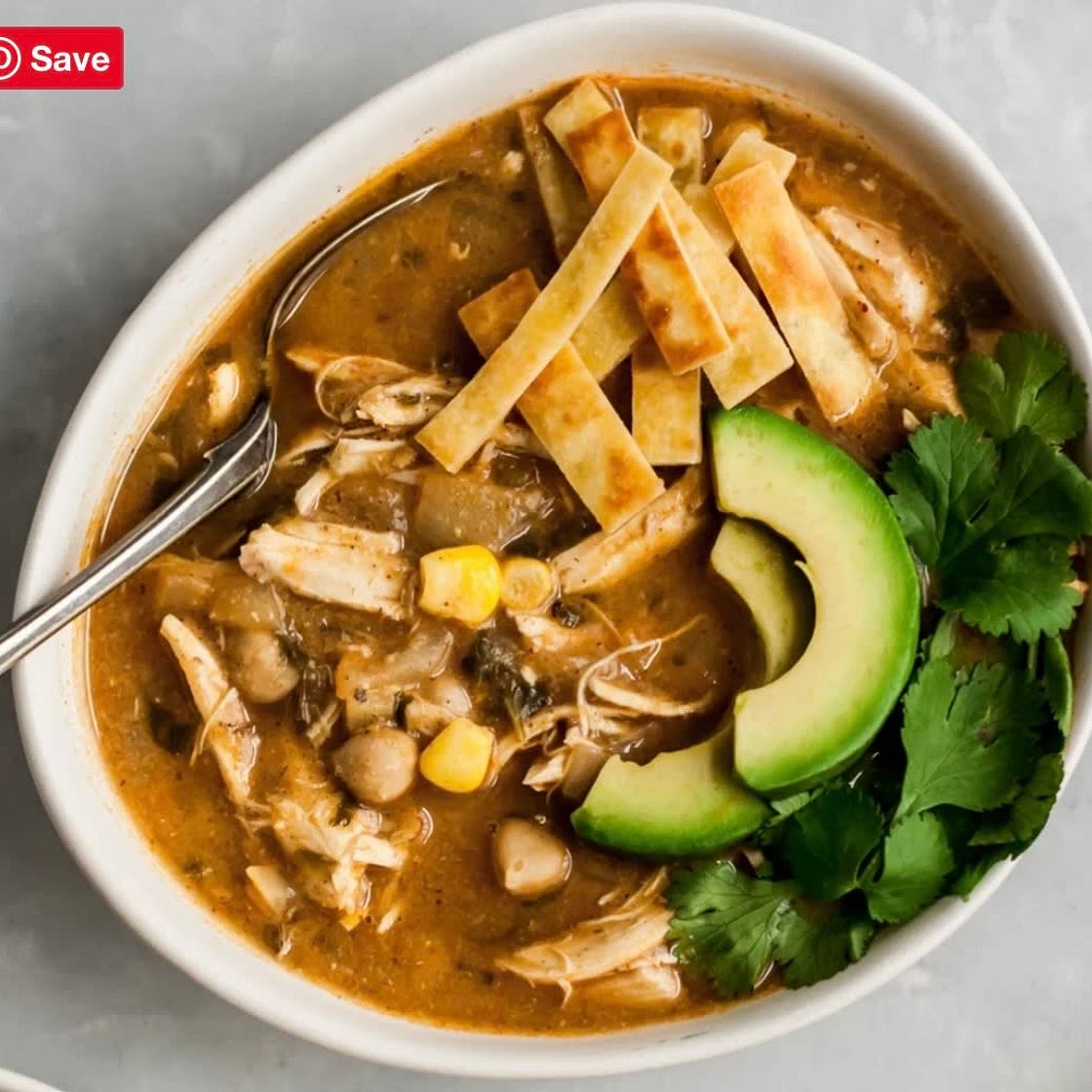 Healthy White Chicken Chili
