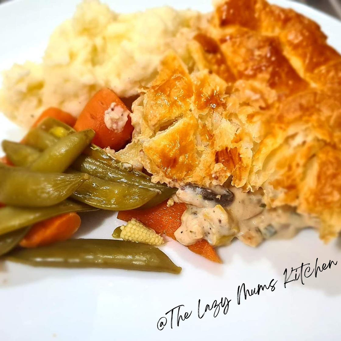 Chicken, Leek & Mushroom Pie