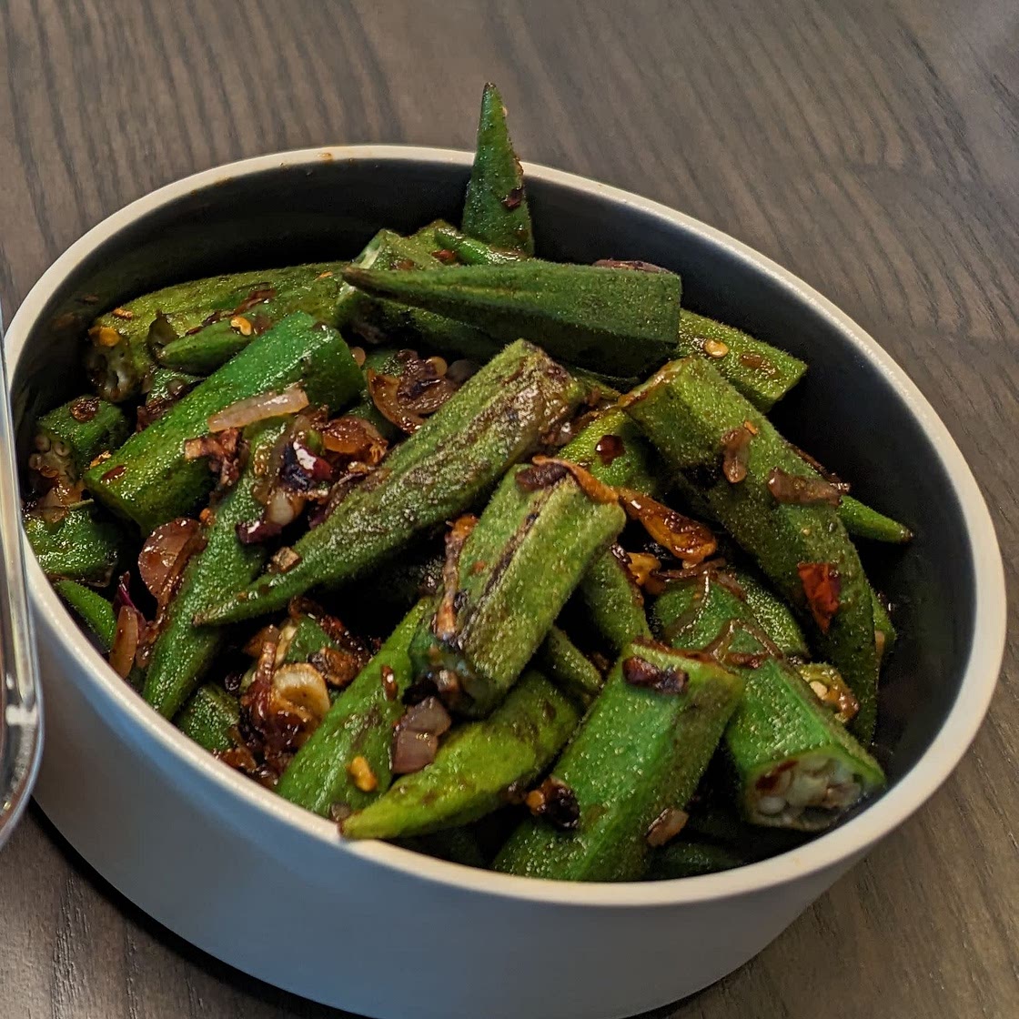 Mom's spicy okra