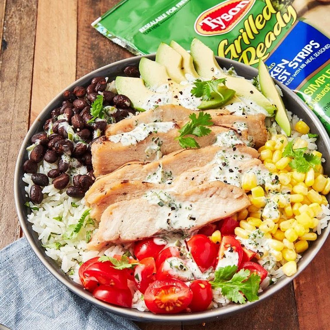Cilantro Lime Chicken & Rice Bowl