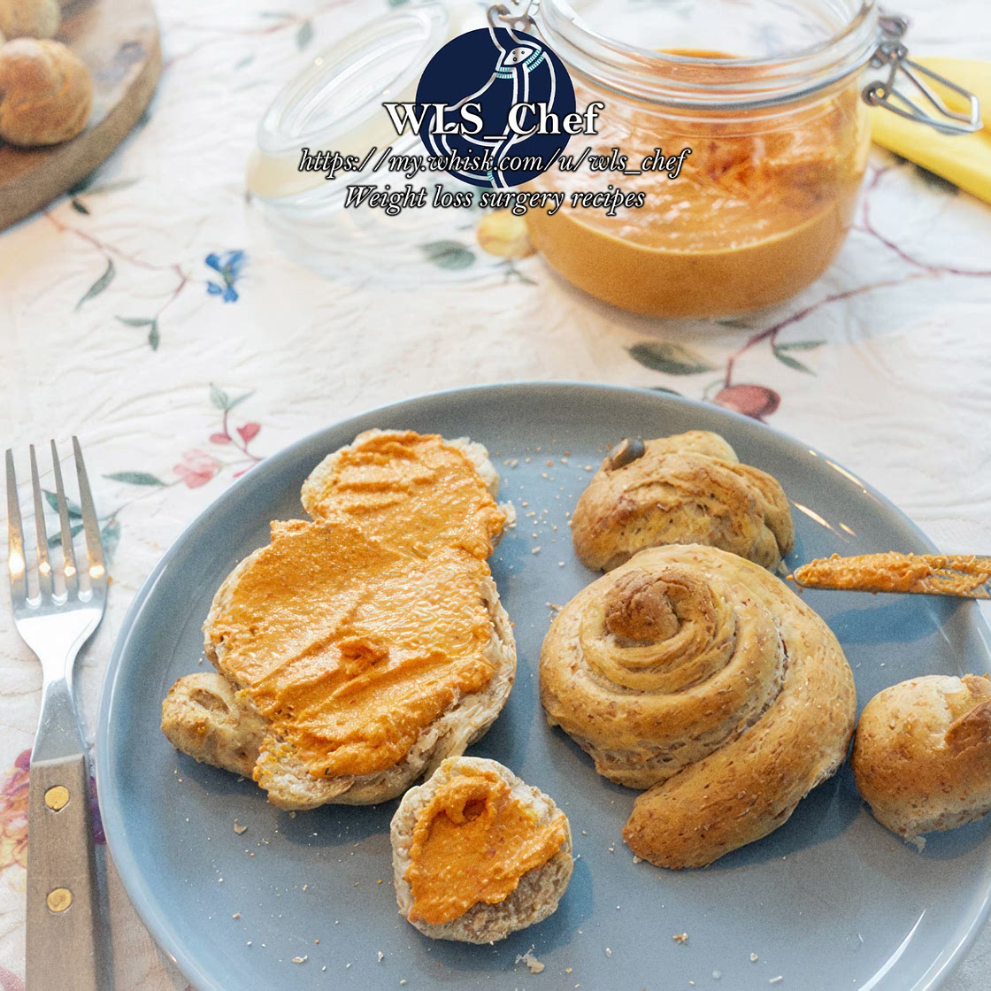 Roast pepper and goatcheese spread - WLS recipe