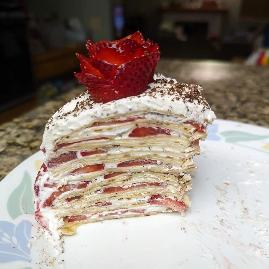 Matcha Mille Crepe Cake