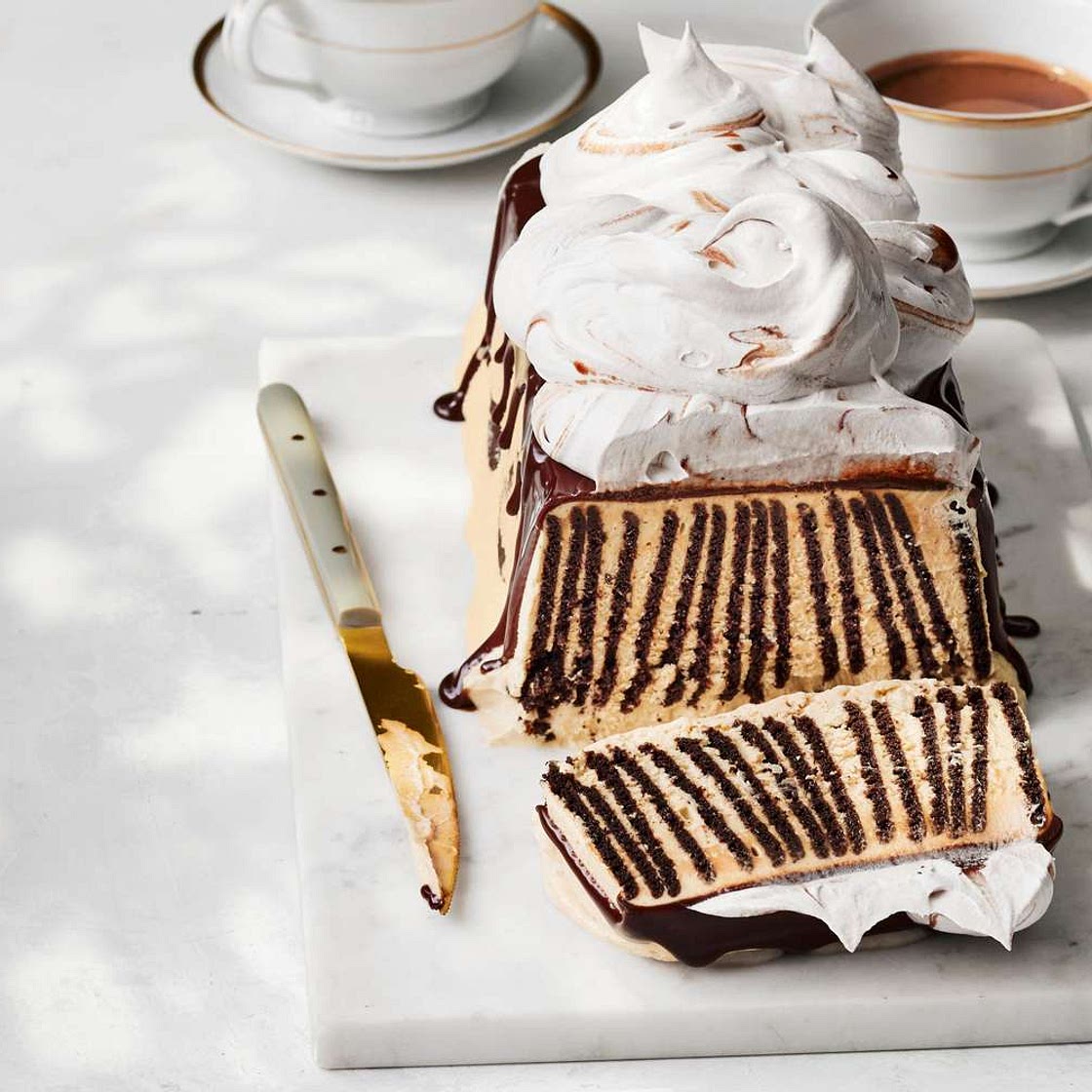 Chocolate-Peanut Butter Icebox Cake