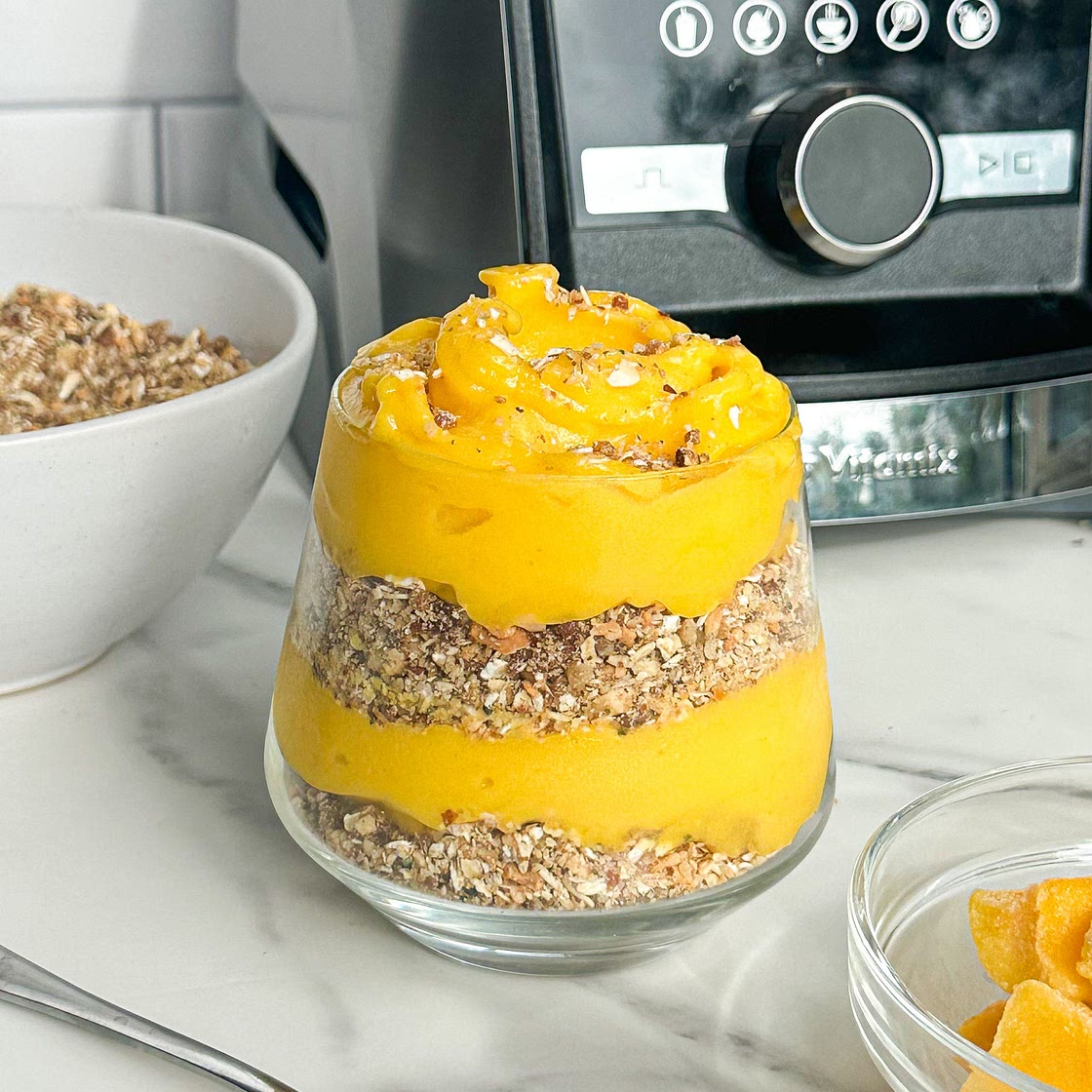 Mango Sorbet & Rawnola Brekkie Jar