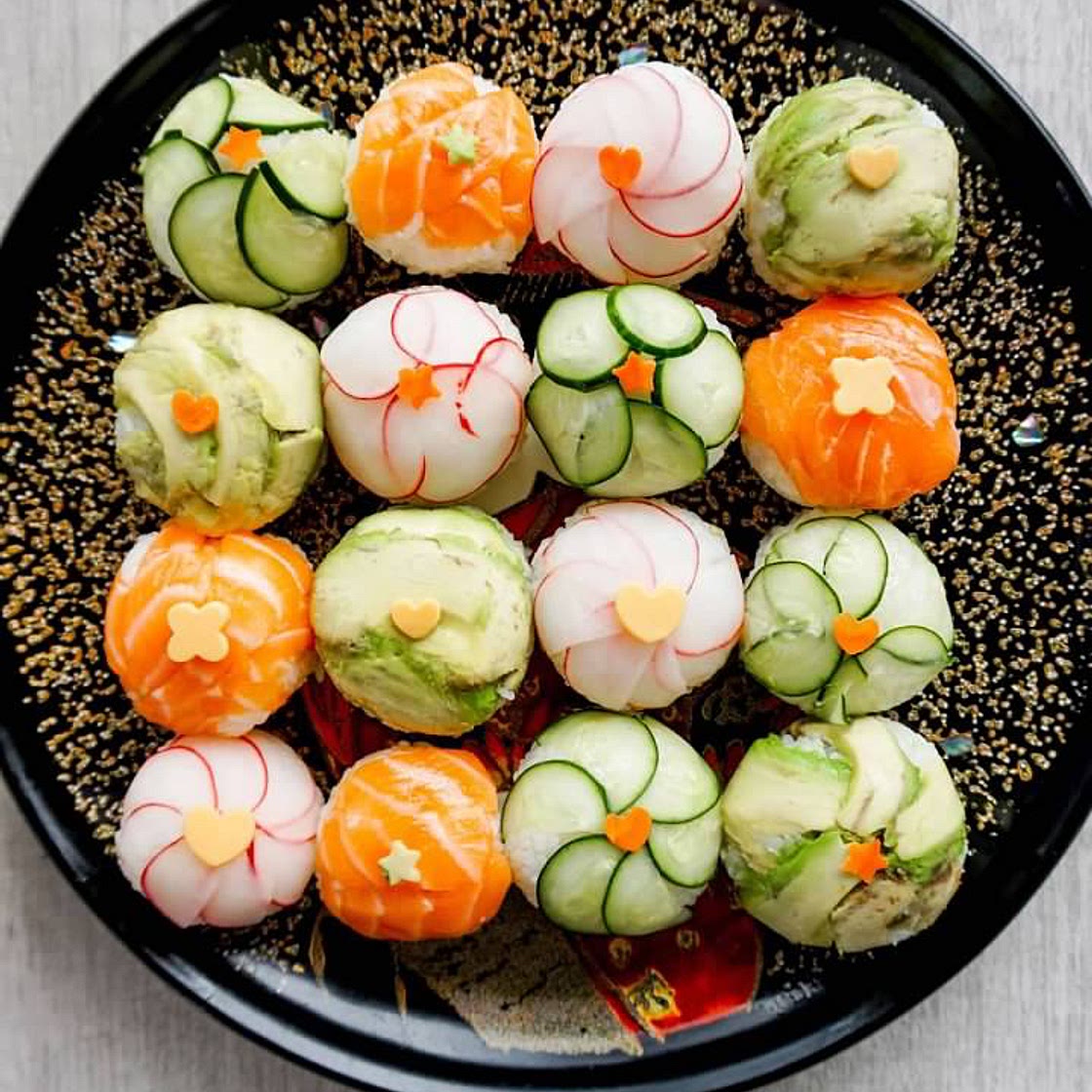 Easy Temari Sushi (Hinamatsuri Food)