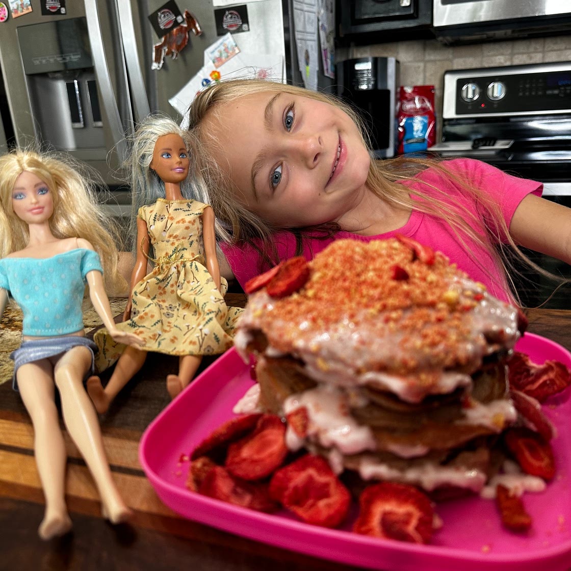 BARBIE PANCAKES
