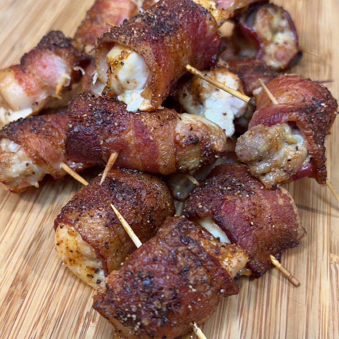 Bacon Wrapped Chicken Bites